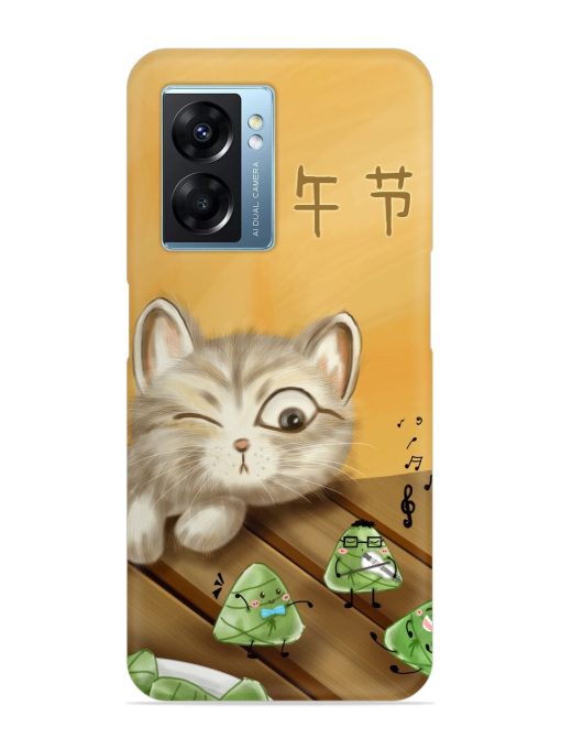 Cat Scorpion Dancing Snap Case for Oppo K10 (5G) Zapvi