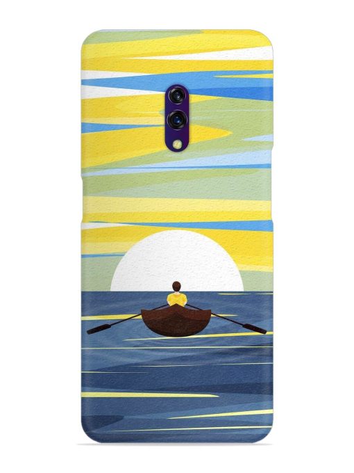 Rowing Person Ferry Paddle Snap Case for Oppo K3 Zapvi