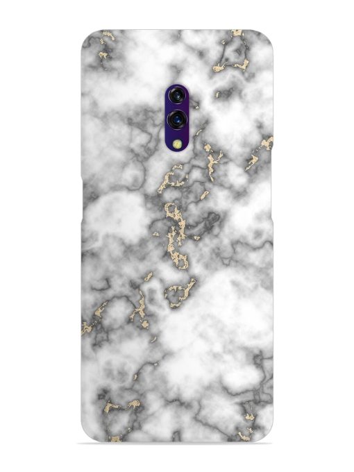 Gray And Gold Marble Snap Case for Oppo K3 Zapvi