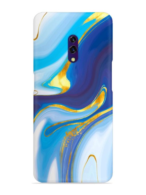 Watercolor Background With Golden Foil Snap Case for Oppo K3 Zapvi