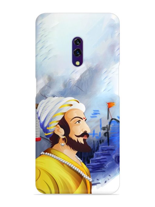 Shivaji Maharaj Color Paint Art Snap Case for Oppo K3 Zapvi