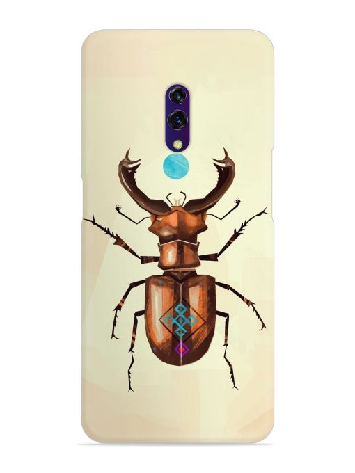 Stag Beetle Vector Snap Case for Oppo K3 Zapvi