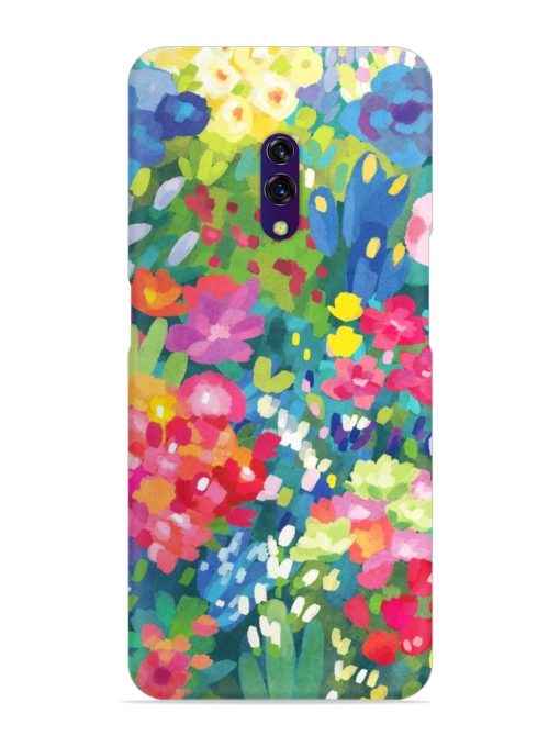 Watercolor Flower Art Snap Case for Oppo K3 Zapvi