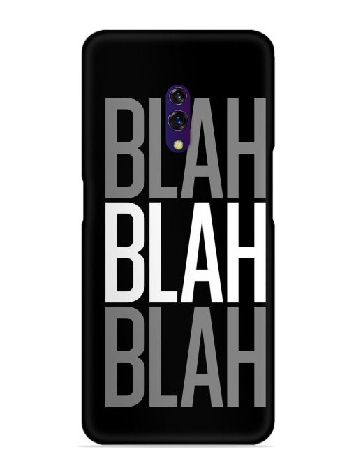 Blah Blah Blah Wallpaper Snap Case for Oppo K3