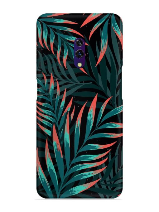 Green Leaf Art Snap Case for Oppo K3 Zapvi