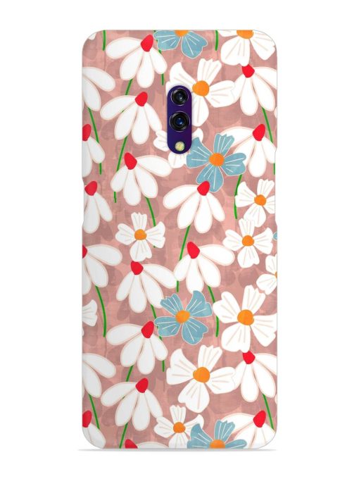 Abstract Petal Flowers Snap Case for Oppo K3 Zapvi