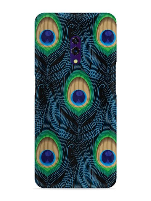 Seamless Pattern Peacock Snap Case for Oppo K3 Zapvi