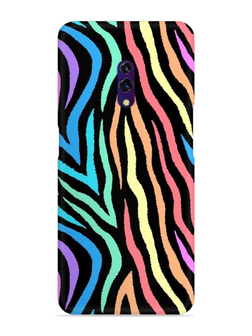 Colorful Abstract Zebra Snap Case for Oppo K3