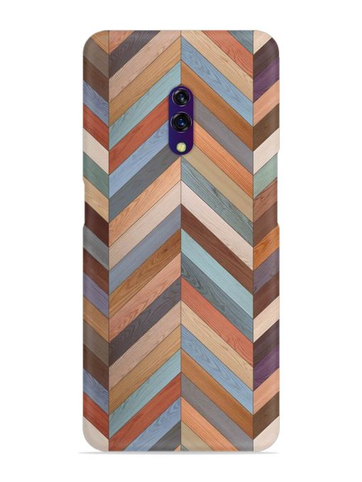 Seamless Wood Parquet Snap Case for Oppo K3 Zapvi