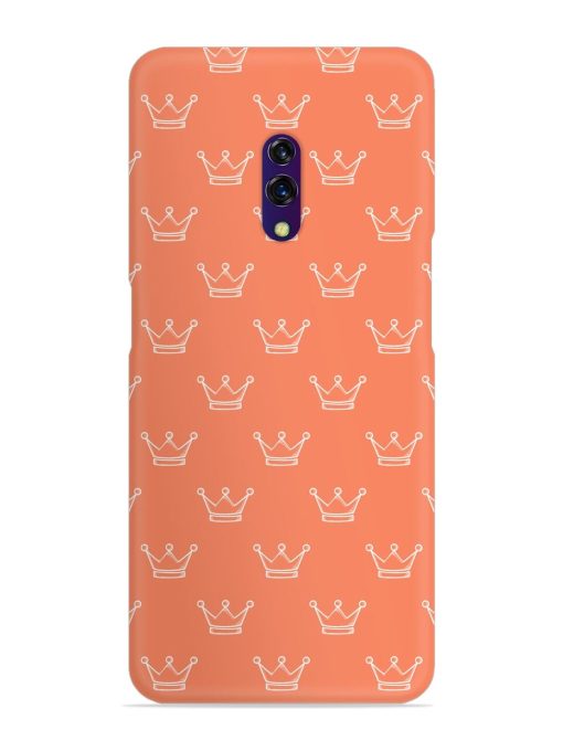 Hand Drawn Crown Snap Case for Oppo K3 Zapvi