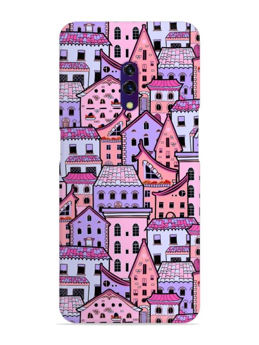 Seamless Pattern Houses Snap Case for Oppo K3 Zapvi