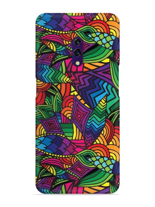 Abstract Multicolor Seamless Snap Case for Oppo K3