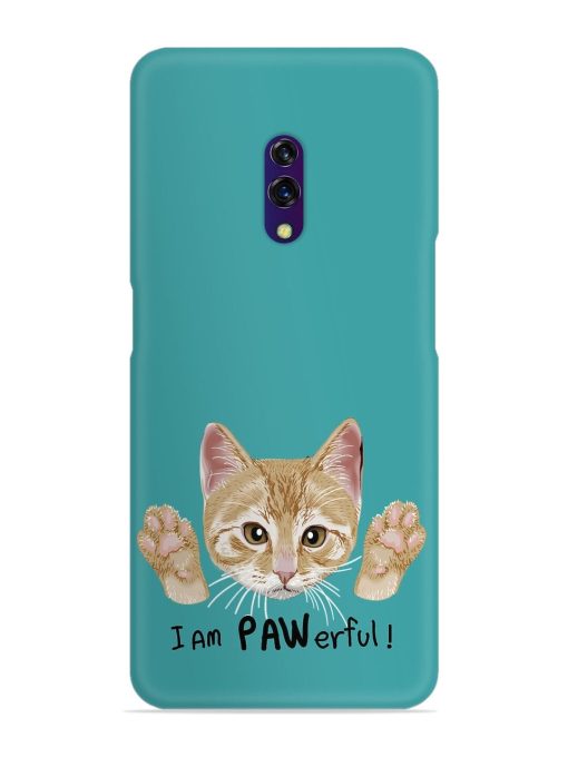 Typography Slogan Cat Snap Case for Oppo K3