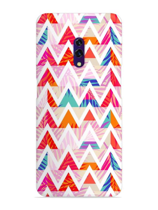 Abstract Triangle Background Snap Case for Oppo K3 Zapvi