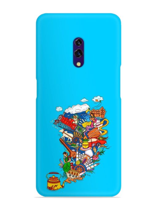 Vector Design Indian Snap Case for Oppo K3 Zapvi