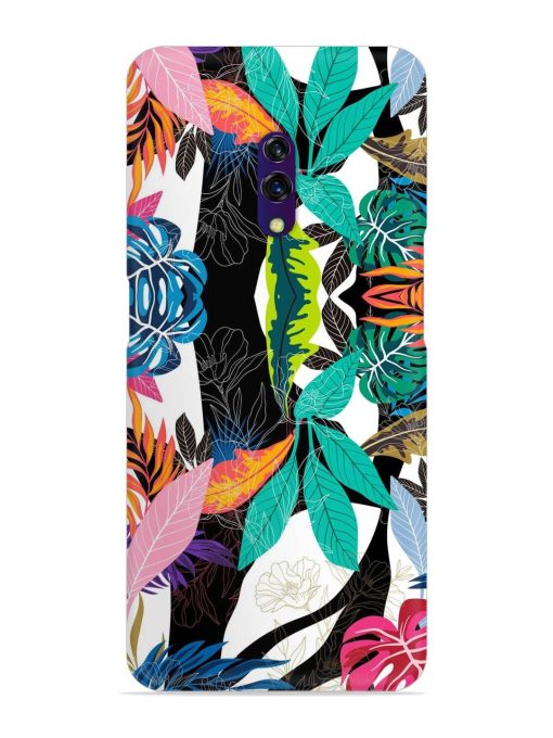 Floral Pattern Bright Snap Case for Oppo K3 Zapvi