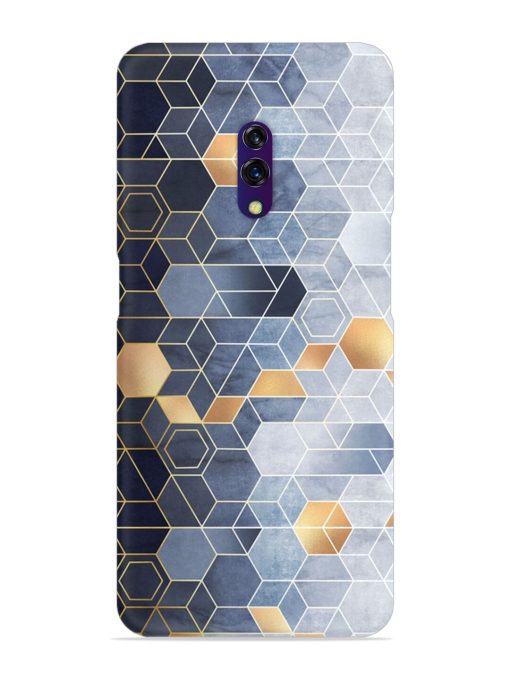 Geometric Abstraction Hexagons Snap Case for Oppo K3 Zapvi