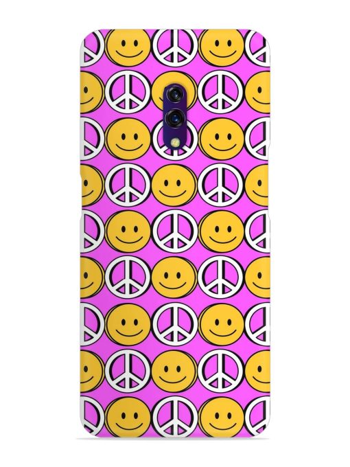 Smiley Face Peace Snap Case for Oppo K3 Zapvi