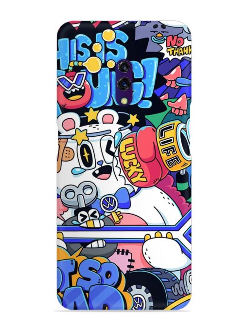 Universal Doodle Snap Case for Oppo K3 Zapvi