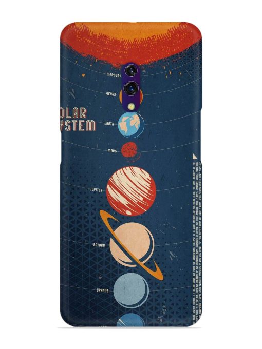 Solar System Vector Snap Case for Oppo K3 Zapvi