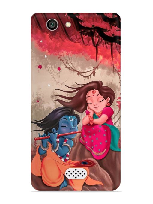 Radhe Krishna Water Art Snap Case for Oppo Neo 5 Zapvi