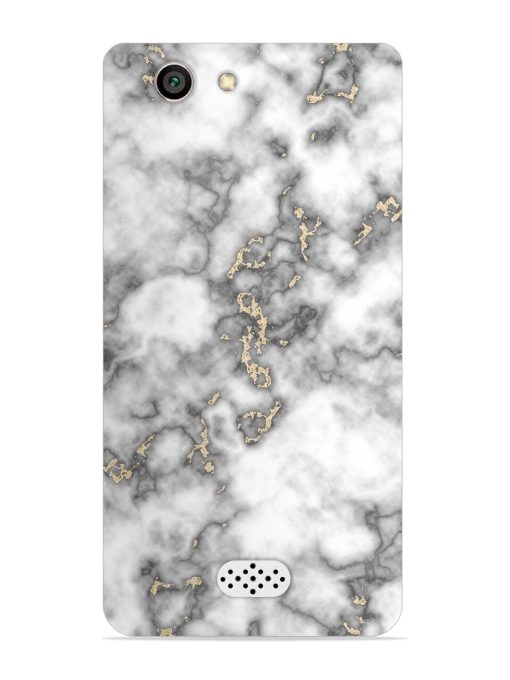 Gray And Gold Marble Snap Case for Oppo Neo 5 Zapvi