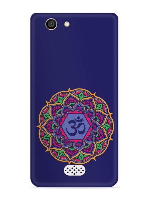 Om Mandala Art Blue Snap Case for Oppo Neo 5