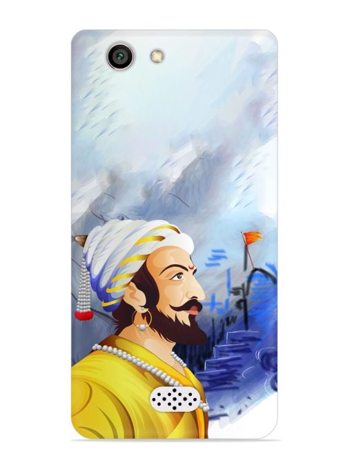 Shivaji Maharaj Color Paint Art Snap Case for Oppo Neo 5 Zapvi