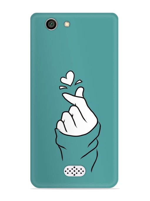 Korean Heart Sign Art Snap Case for Oppo Neo 5