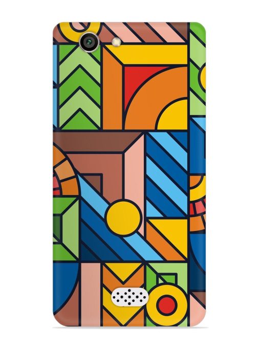 Colorful Geometric Snap Case for Oppo Neo 5 Zapvi