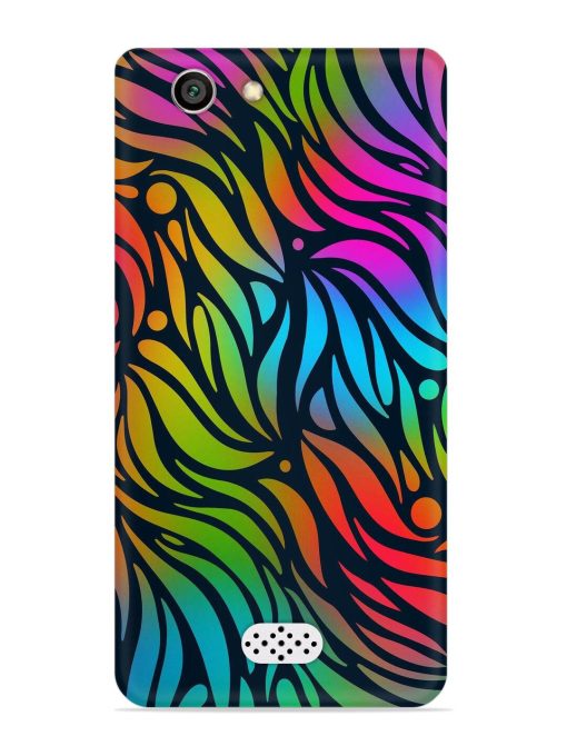 Abstract Leaf Design Snap Case for Oppo Neo 5 Zapvi