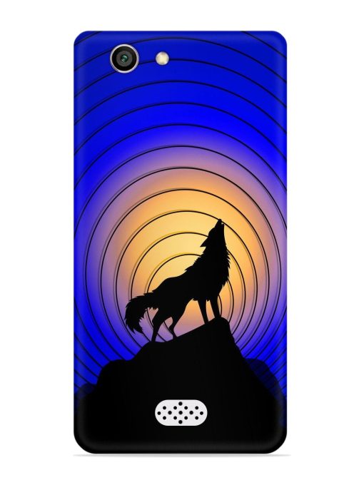 Fox Roaring Design Snap Case for Oppo Neo 5 Zapvi