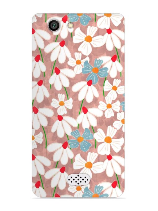 Abstract Petal Flowers Snap Case for Oppo Neo 5 Zapvi