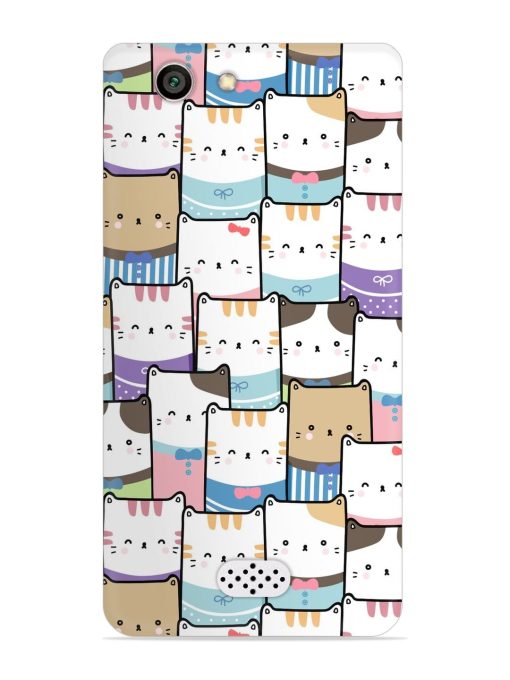 Cute Adorable Cat Snap Case for Oppo Neo 5 Zapvi