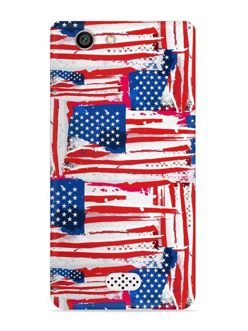 Usa Flag Seamless Snap Case for Oppo Neo 5 Zapvi