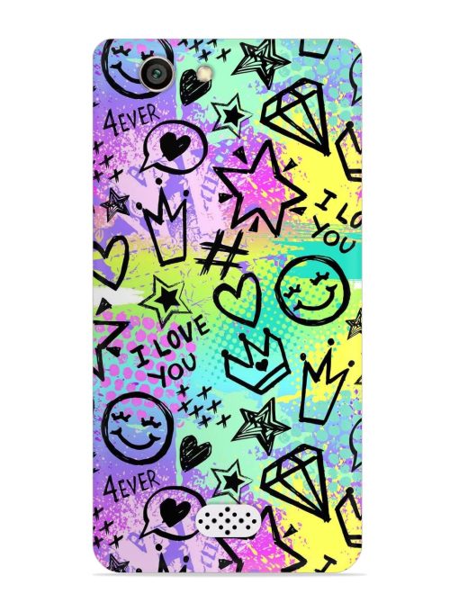 Bright Seamless Pattern Snap Case for Oppo Neo 5