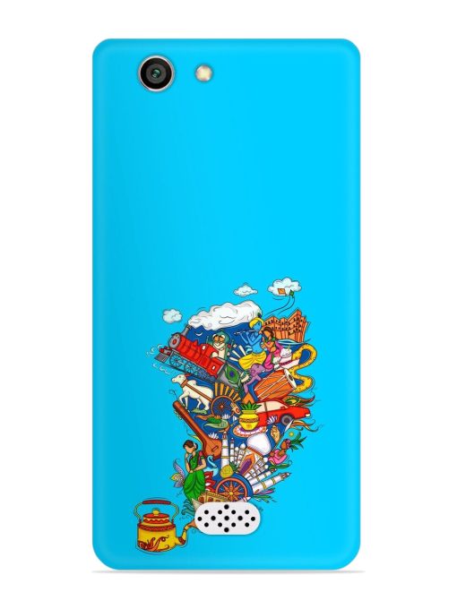 Vector Design Indian Snap Case for Oppo Neo 5 Zapvi