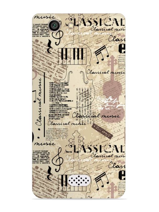 Classical Music Lpattern Snap Case for Oppo Neo 5 Zapvi