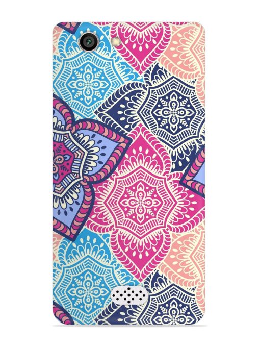 Ethnic Floral Seamless Snap Case for Oppo Neo 5 Zapvi