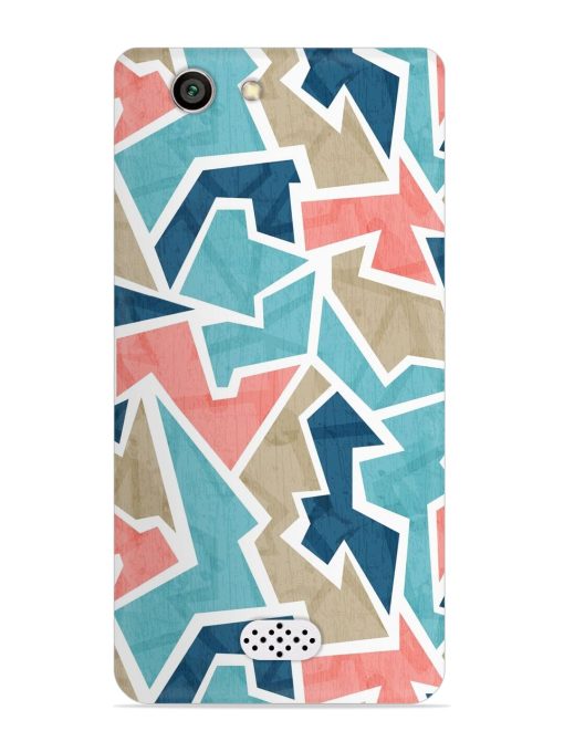 Vintage Geometric Triangle Snap Case for Oppo Neo 5 Zapvi