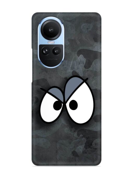 Big Eyes Night Mode Snap Case for Oppo Reno 10 (5G) Zapvi