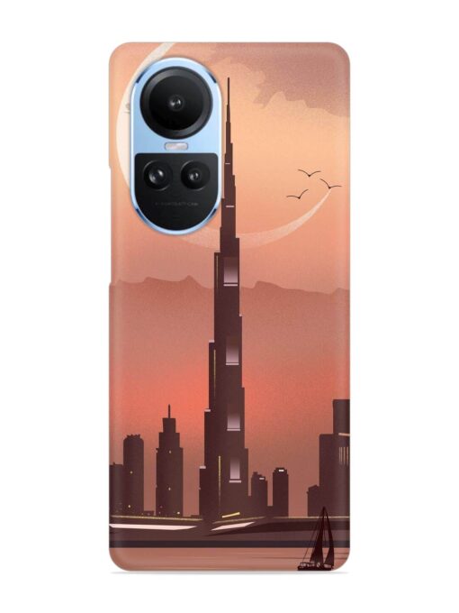 Landmark Burj Khalifa Snap Case for Oppo Reno 10 (5G) Zapvi