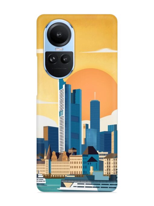 Germany Frankfurt Snap Case for Oppo Reno 10 (5G) Zapvi