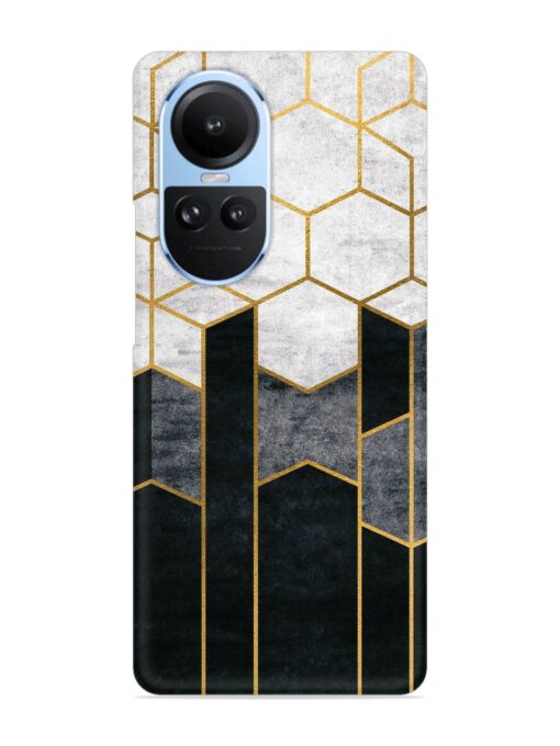 Cube Marble Art Snap Case for Oppo Reno 10 (5G) Zapvi