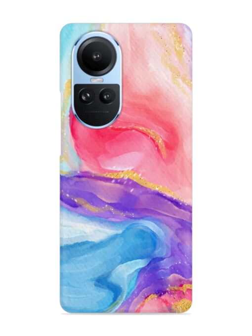 Watercolor Gradient Snap Case for Oppo Reno 10 (5G) Zapvi