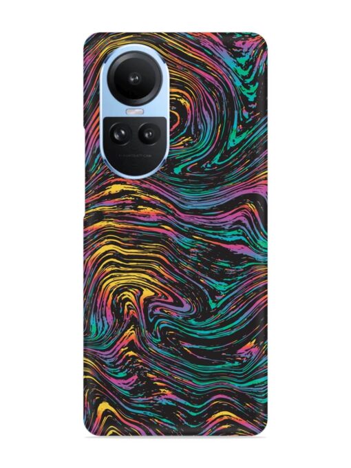 Abstract Liquid Colors Snap Case for Oppo Reno 10 (5G) Zapvi