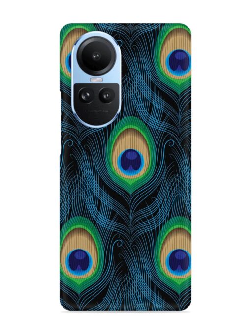 Seamless Pattern Peacock Snap Case for Oppo Reno 10 (5G) Zapvi