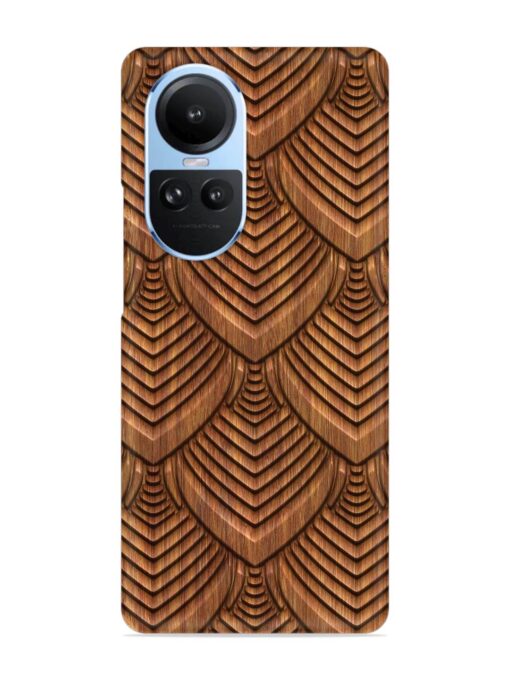 Carved Pattern On Snap Case for Oppo Reno 10 (5G) Zapvi