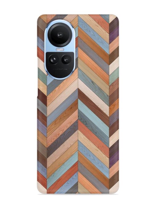 Seamless Wood Parquet Snap Case for Oppo Reno 10 (5G) Zapvi