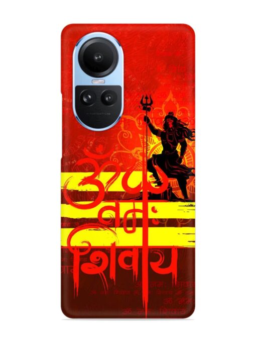 Illustration Lord Shiva Snap Case for Oppo Reno 10 (5G) Zapvi